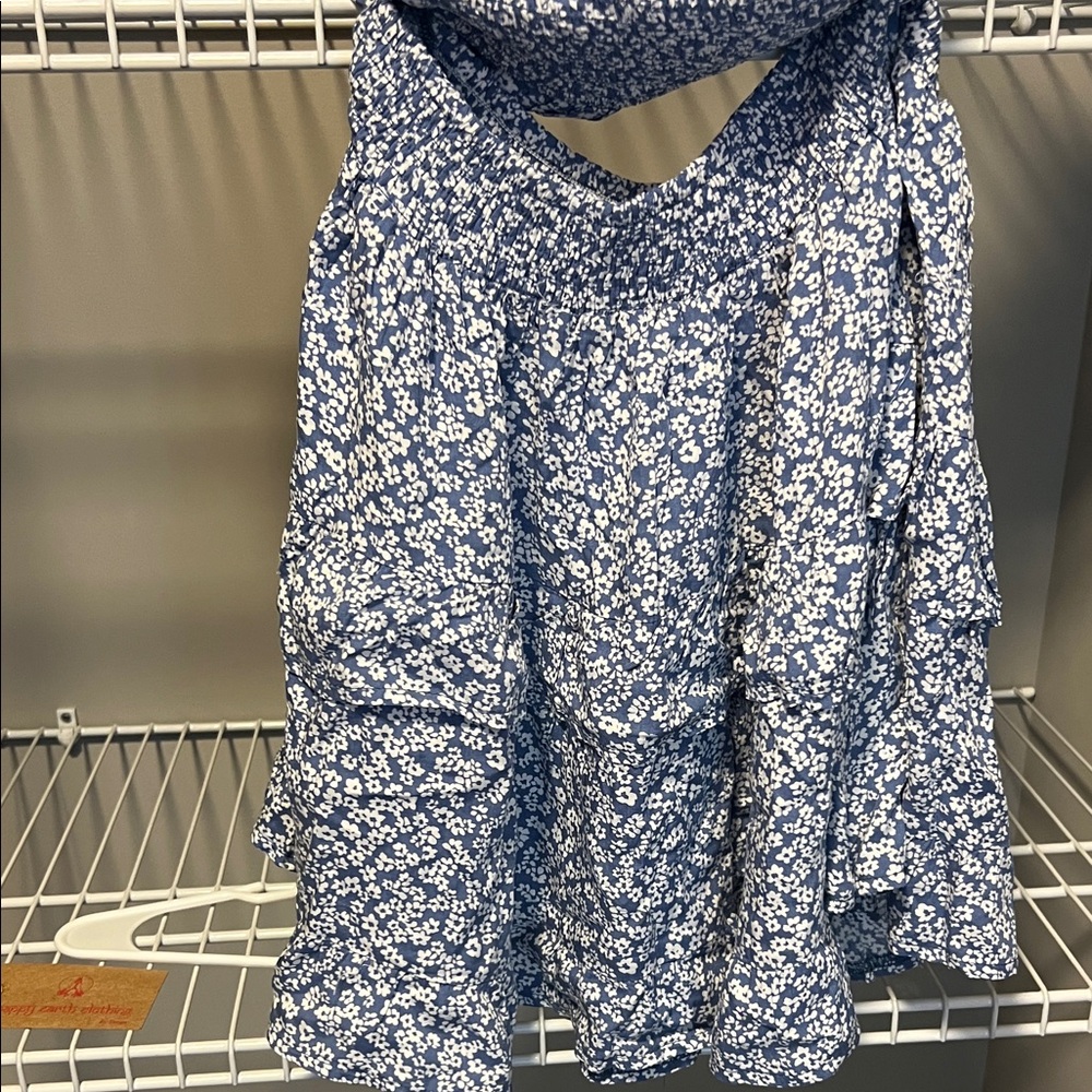 NWOT * Princess Polly Blue Floral Skirt Set - 2 - Picture 4 of 6